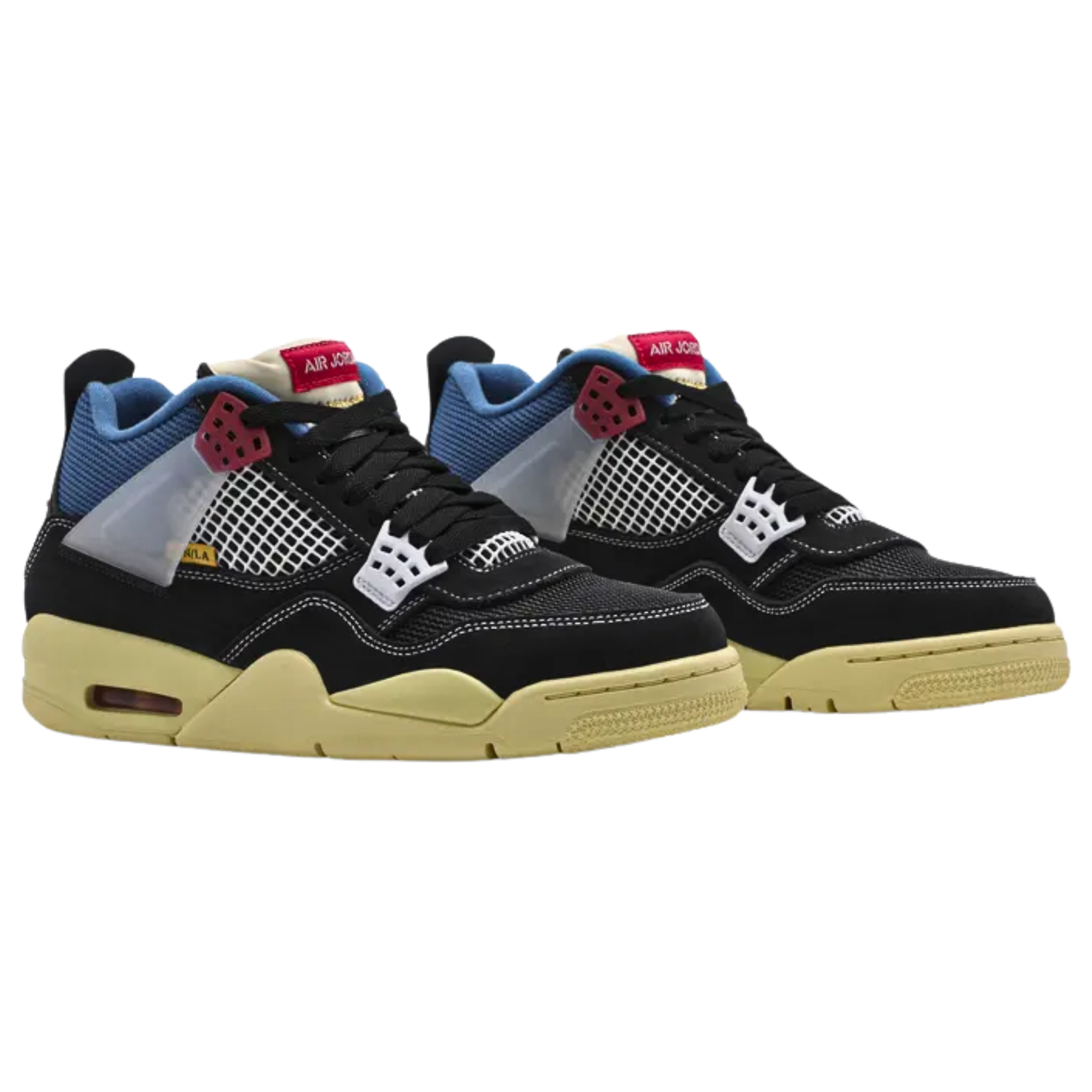 The Air Jordan 11 'Jubilee' celebrates its 25th anniversary with a black ballistic mesh and patent leather upper. The heel features a 3D metallic Jumpman and '23' branding, while silver 'Jordan' lettering appears on the eyelets. The sneaker rests on a white foam midsole with a translucent rubber outsole.