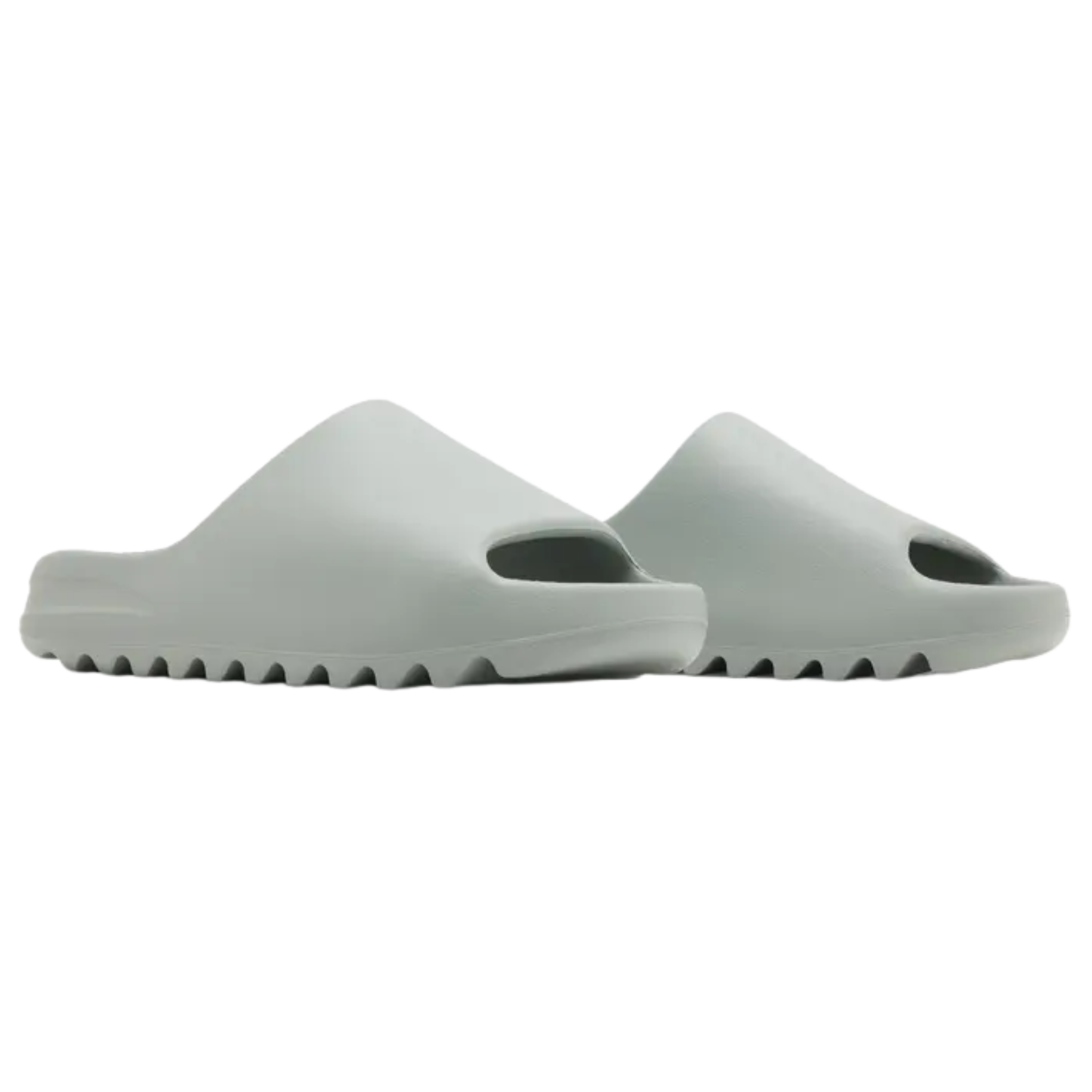 Shop the adidas Yeezy Slide ‘Salt’ in a monochromatic grey, crafted from lightweight injected EVA foam. With a soft footbed for comfort, open-toe construction for airflow, and a serrated outsole with deep grooves for enhanced cushioning and grip.