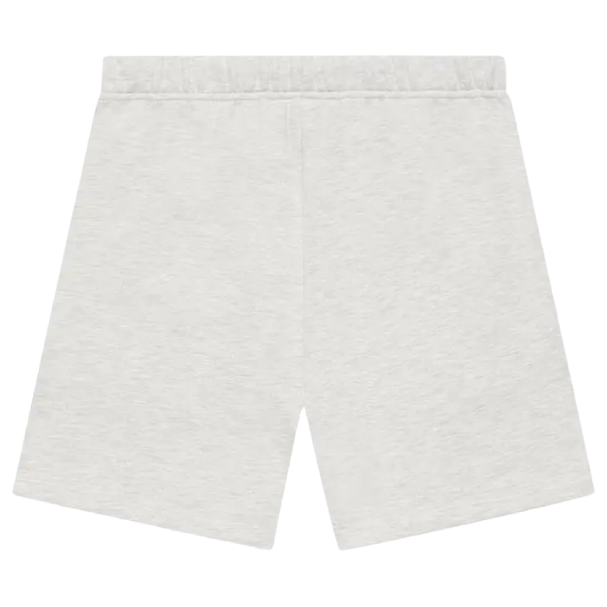 The Fear of God Essentials shorts 'Light Oatmeal' from SS22 is crafted from a signature cotton-blend fleece with a heavyweight feel. Featuring a straight-leg fit and an elongated drawstring on the stretch waist, these shorts offer a comfortable and stylish fit for casual wear.