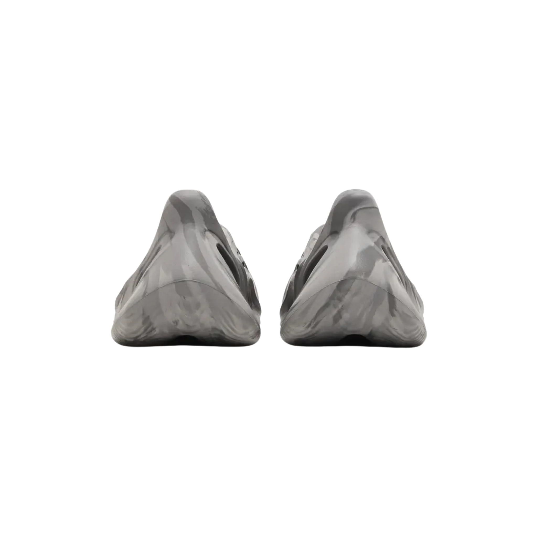 Shop the adidas Yeezy Foam Runner ‘MX Granite’ with swirling grey tones and a lightweight, molded EVA foam design. Featuring sculpted lines, mapped vents for airflow, a contoured heel, and a textured footbed for comfort. The wavy traction pattern on the outsole ensures grip on various surfaces.