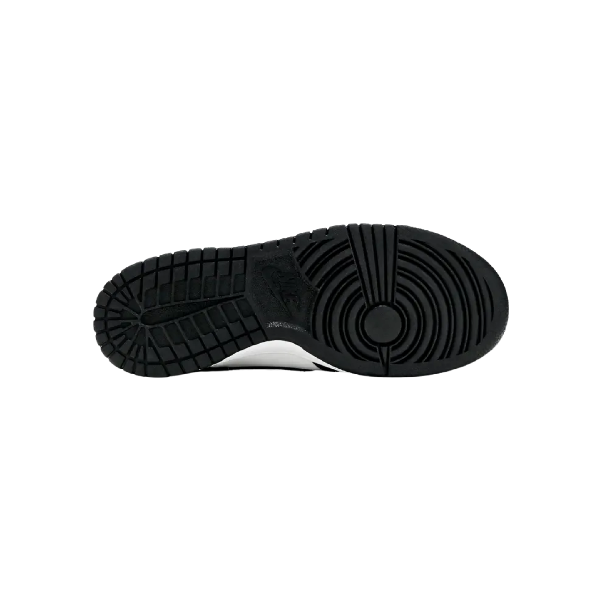 The Nike Dunk Low GS ‘Black White’ features a classic two-tone color scheme with a white leather base and black overlays. Designed by Peter Moore, the retro silhouette includes a low-profile midsole and a rubber outsole with a traction pattern for quick pivots on the hardwood. The simplistic design highlights clean lines, making it a versatile and stylish option for big kids.