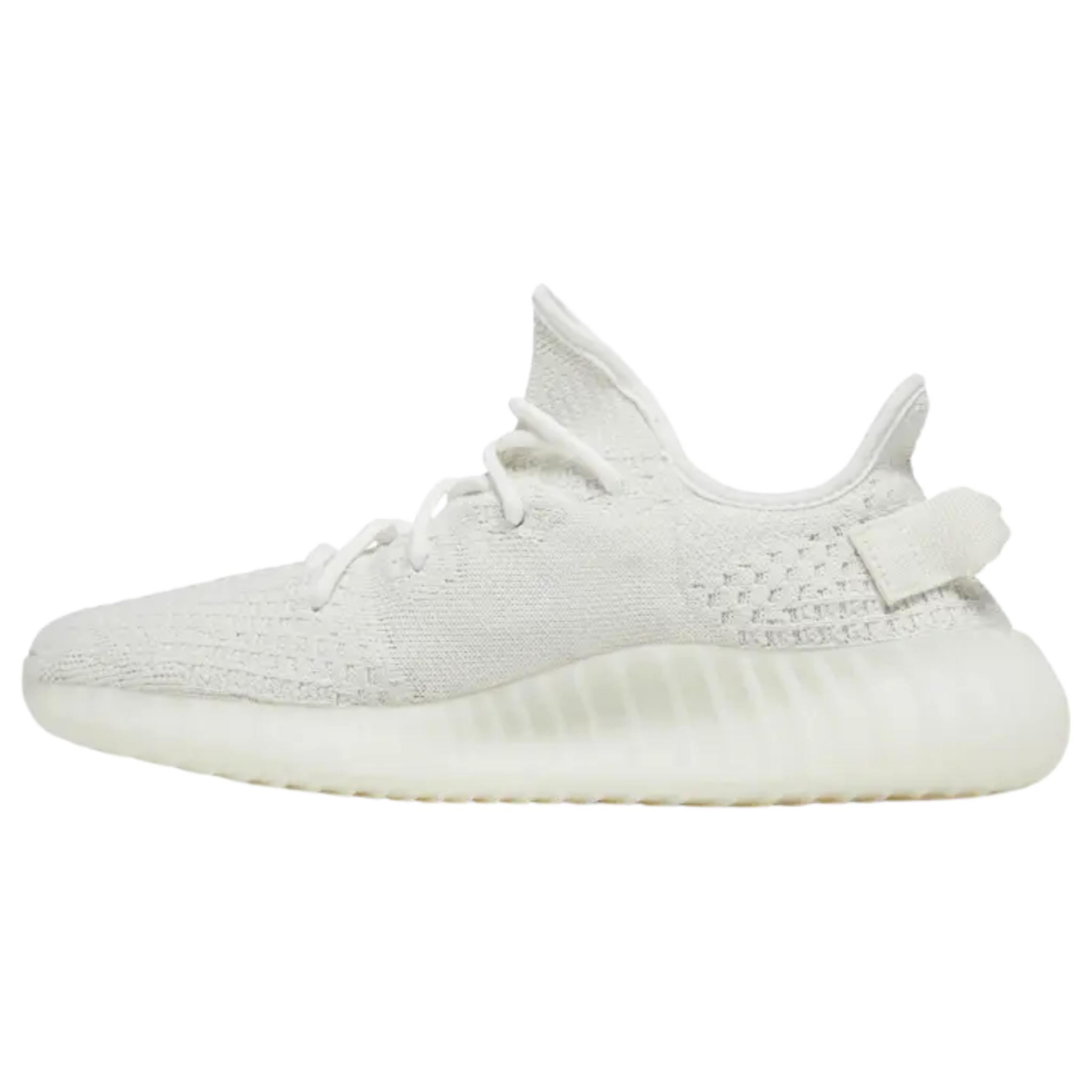 Shop the adidas Yeezy Boost 350 V2 ‘Pure Oat’ featuring a breathable ivory Primeknit upper with a see-through monofilament side stripe. Designed with a webbing pull tab for easy wear, interior three-stripe branding, and ‘Yeezy’ stamped on the sockliner. Enjoy responsive cushioning with a TPU-wrapped full-length Boost midsole.