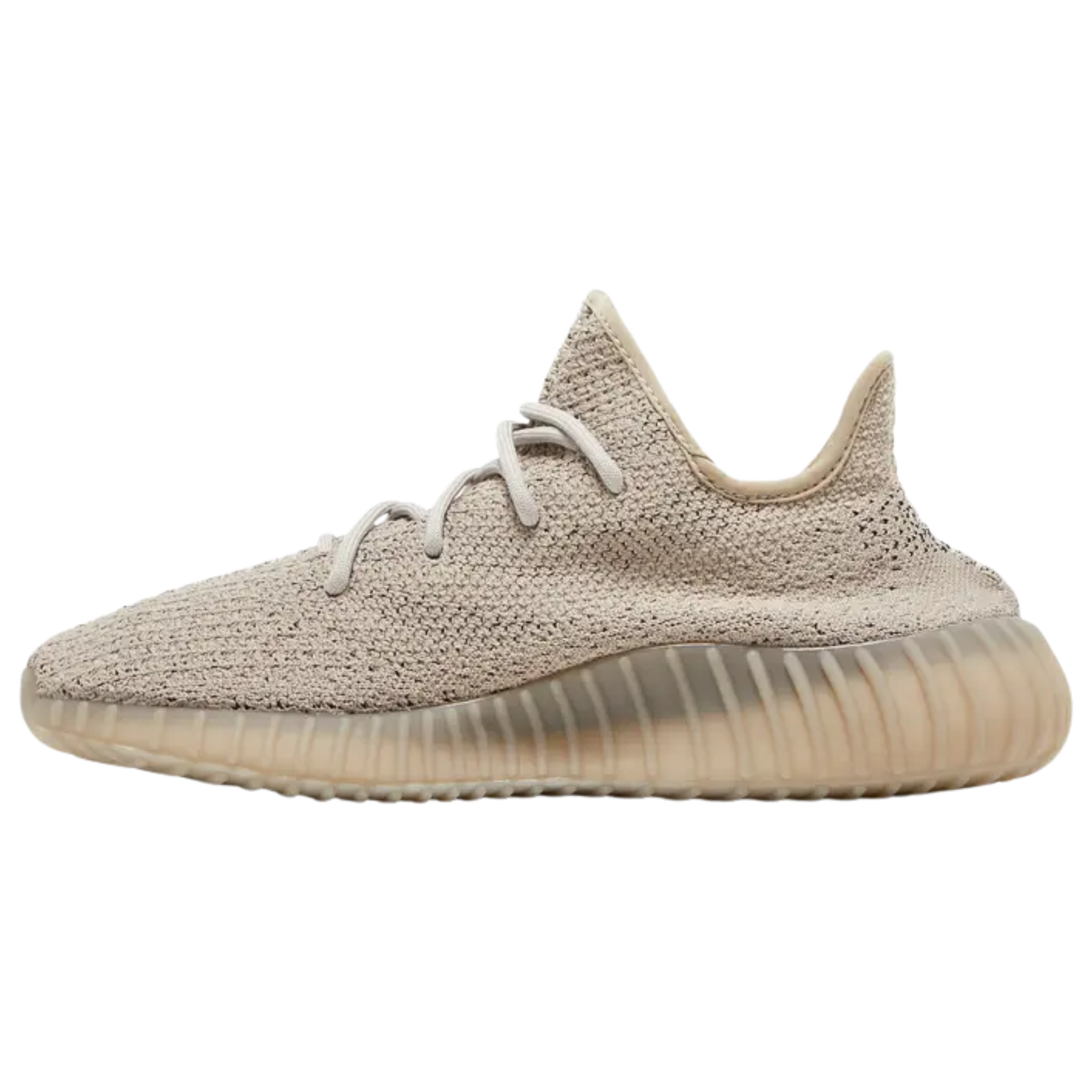 Shop the adidas Yeezy Boost 350 V2 ‘Slate’ featuring a neutral tan Primeknit upper with center stitching and a contrasting black lateral streak with SPLY-350 branding. Built with a full-length Boost midsole, semi-translucent TPU cage, and enhanced durability and support for a minimalist yet stylish look.