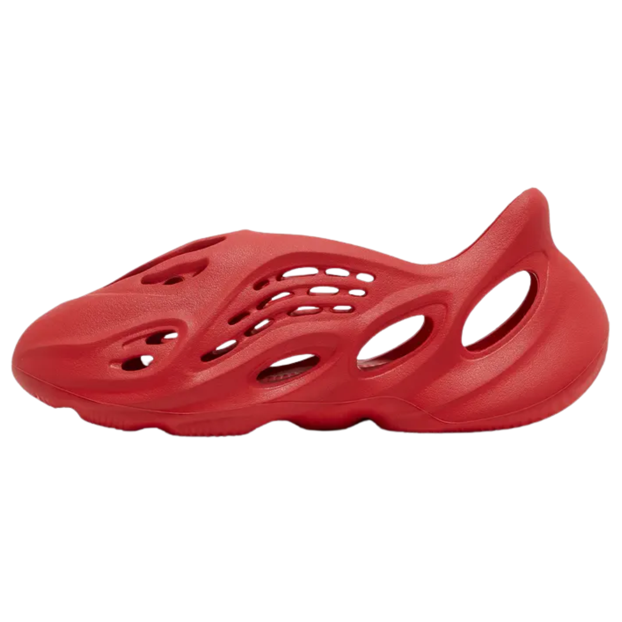 Shop the adidas Yeezy Foam Runner ‘Vermilion’ in a bold scarlet finish, marking the debut of a monochrome palette in the Yeezy collection. Made from sustainable foam with hydroponically produced algae, this slip-on features ventilation ports for breathability and a sculpted heel for a secure, non-slip fit.