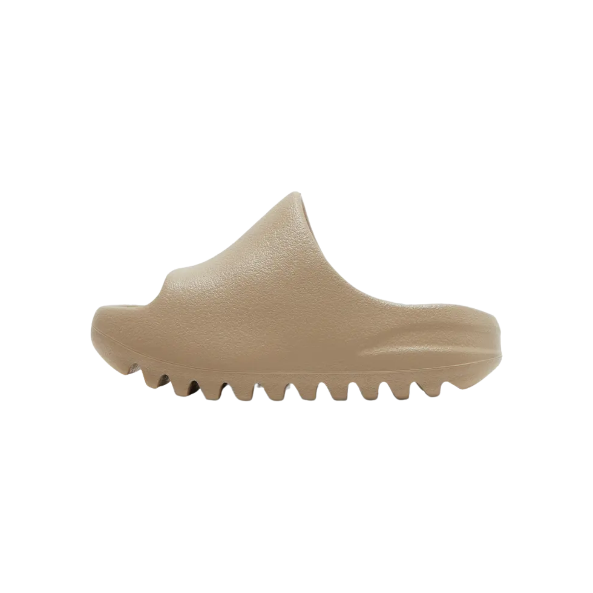 Discover the Yeezy Slides Kids 'Pure' 2022 re-release, featuring a minimalist design in a neutral beige hue. Crafted from lightweight and durable injected EVA foam, the one-piece slip-on ensures comfort with a soft footbed, while the textured outsole provides traction and stability for little feet.