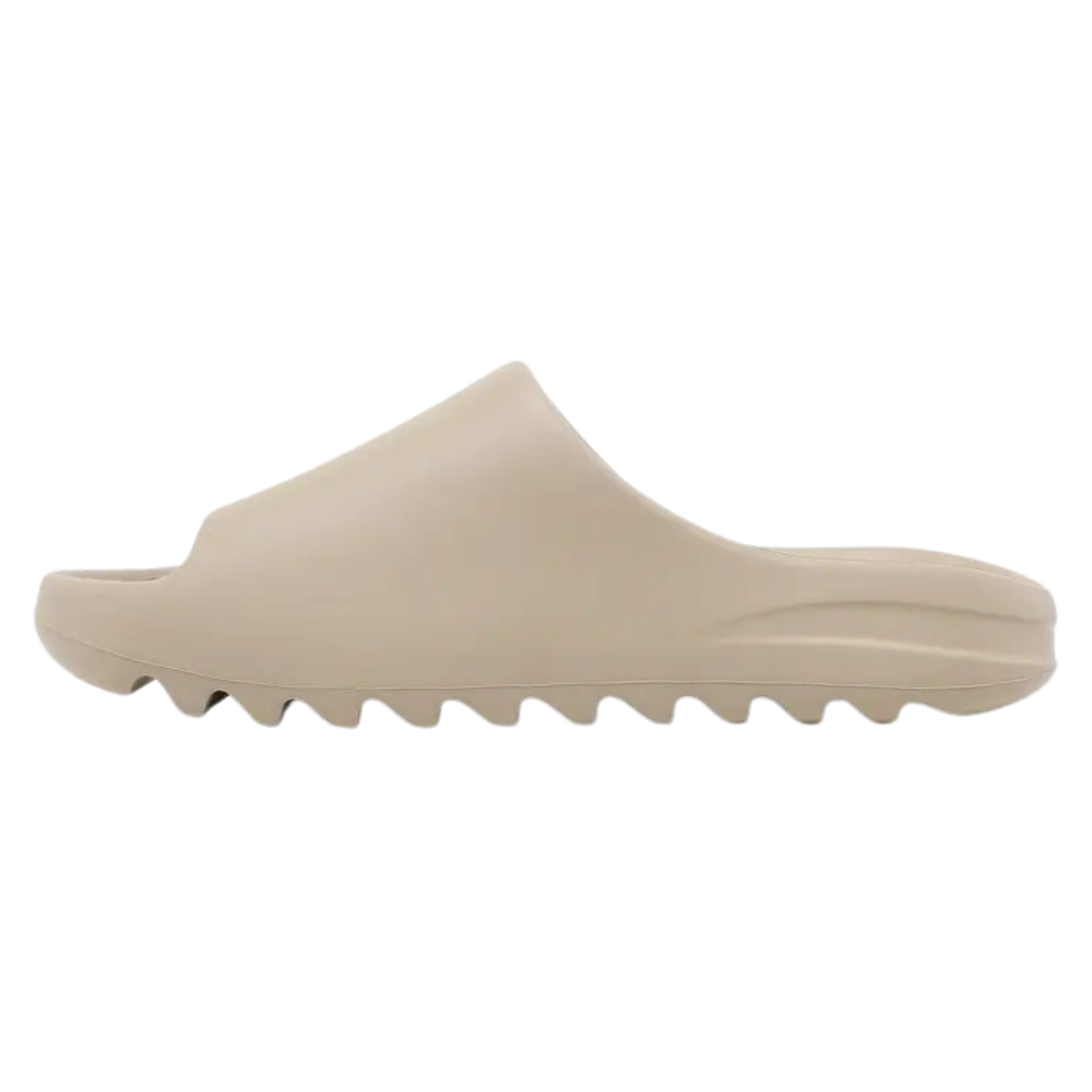 Shop the adidas Yeezy Slide ‘Pure’ in a beige one-note finish, crafted from lightweight and durable injected EVA foam. Featuring an embossed adidas logo on the soft footbed for step-in comfort, and deep flex grooves on the outsole for a smooth ride and optimal grip.