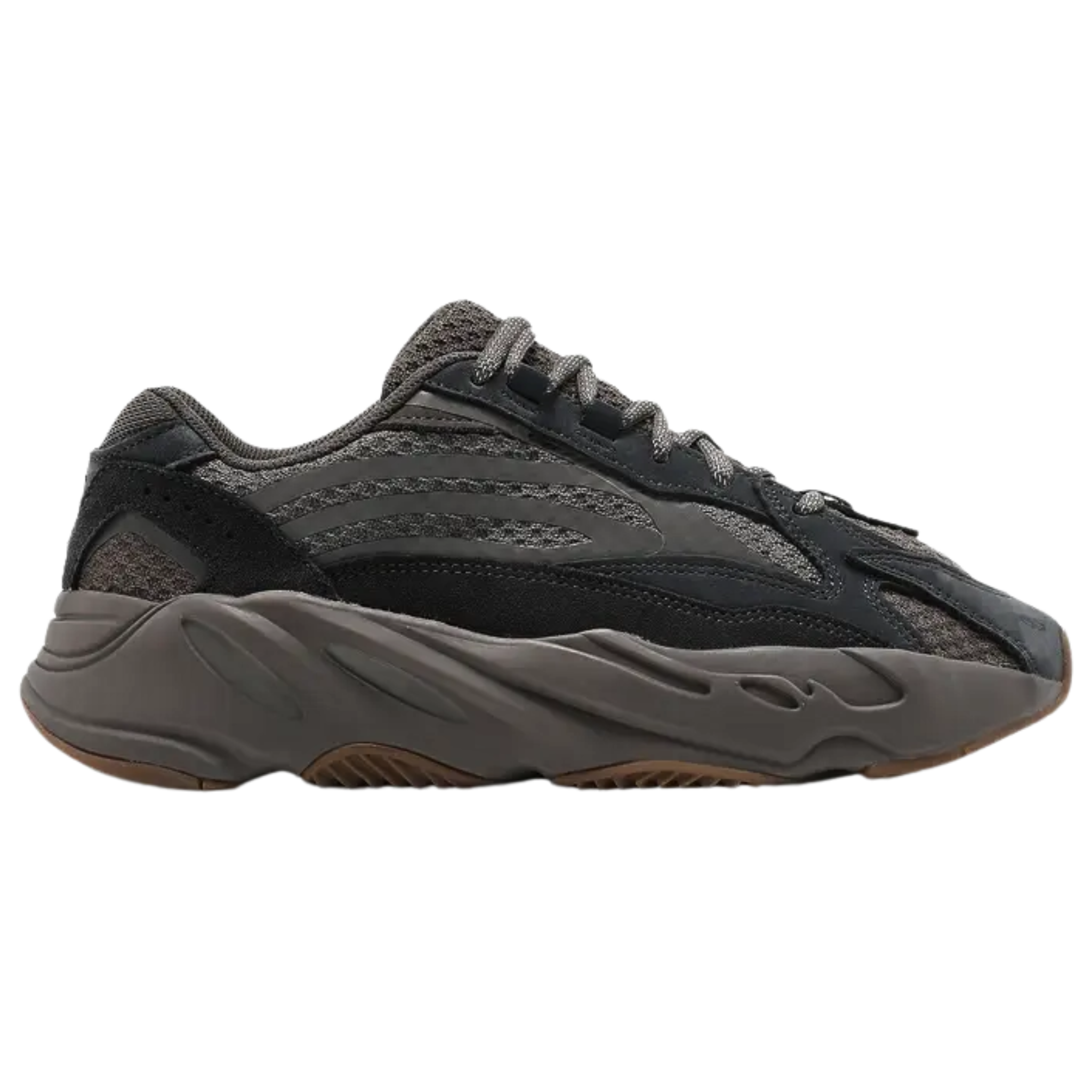 Shop the adidas Yeezy Boost 700 V2 ‘Mauve,’ featuring a textured mesh upper in the signature mauve colorway, with greenish-grey suede overlays and no-sew skins. Equipped with a full-length drop-in Boost midsole for responsive cushioning and a herringbone-traction rubber outsole for optimal grip and support.
