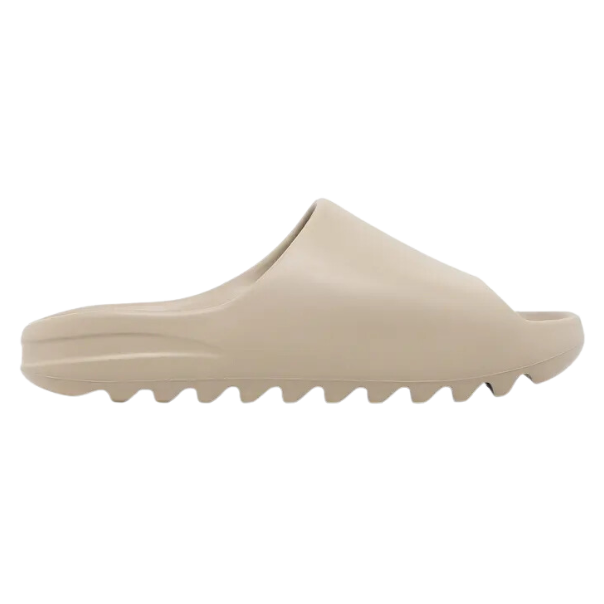 Shop the adidas Yeezy Slide ‘Pure’ in a beige one-note finish, crafted from lightweight and durable injected EVA foam. Featuring an embossed adidas logo on the soft footbed for step-in comfort, and deep flex grooves on the outsole for a smooth ride and optimal grip.