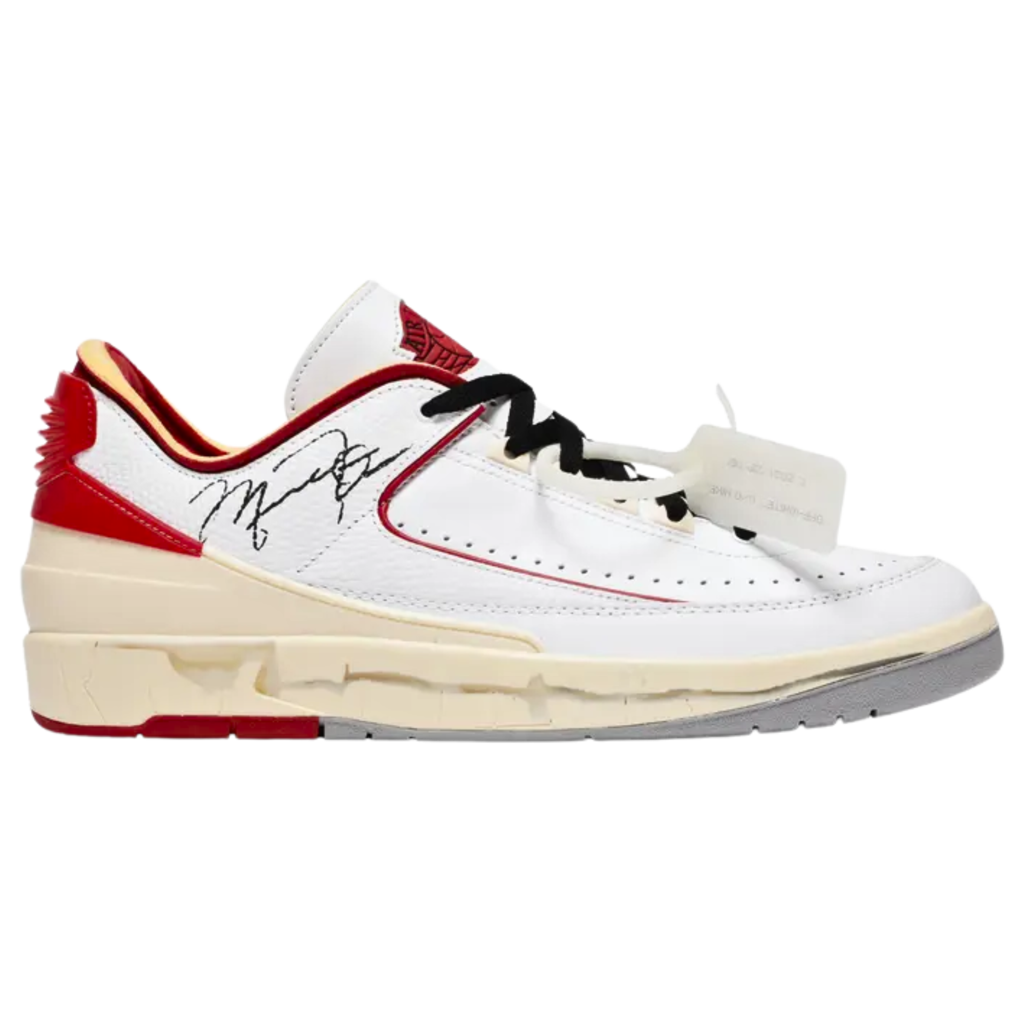Jordan 2 Retro Low SP Off-White White Red