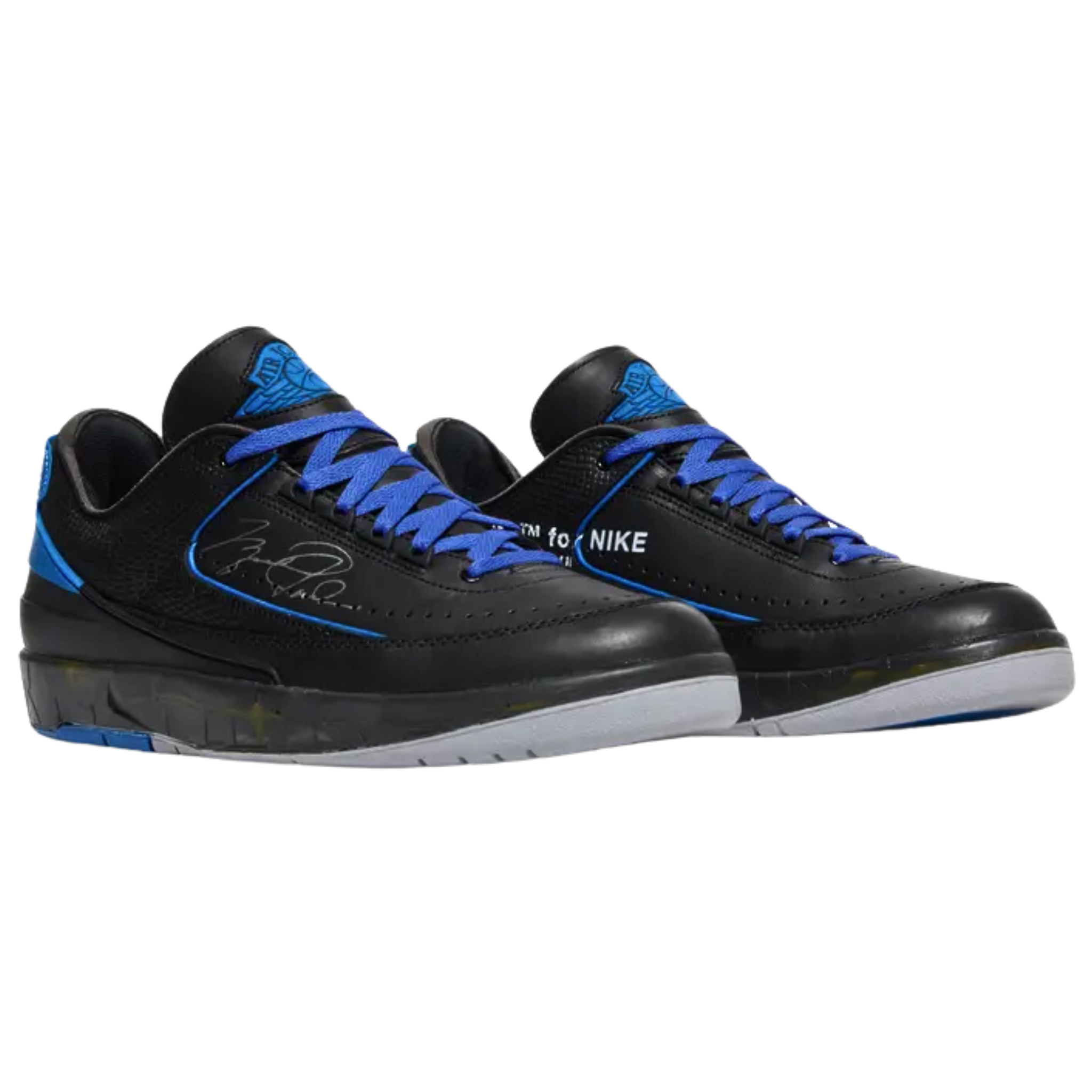 Jordan 2 Retro Low SP Off-White Black Blue