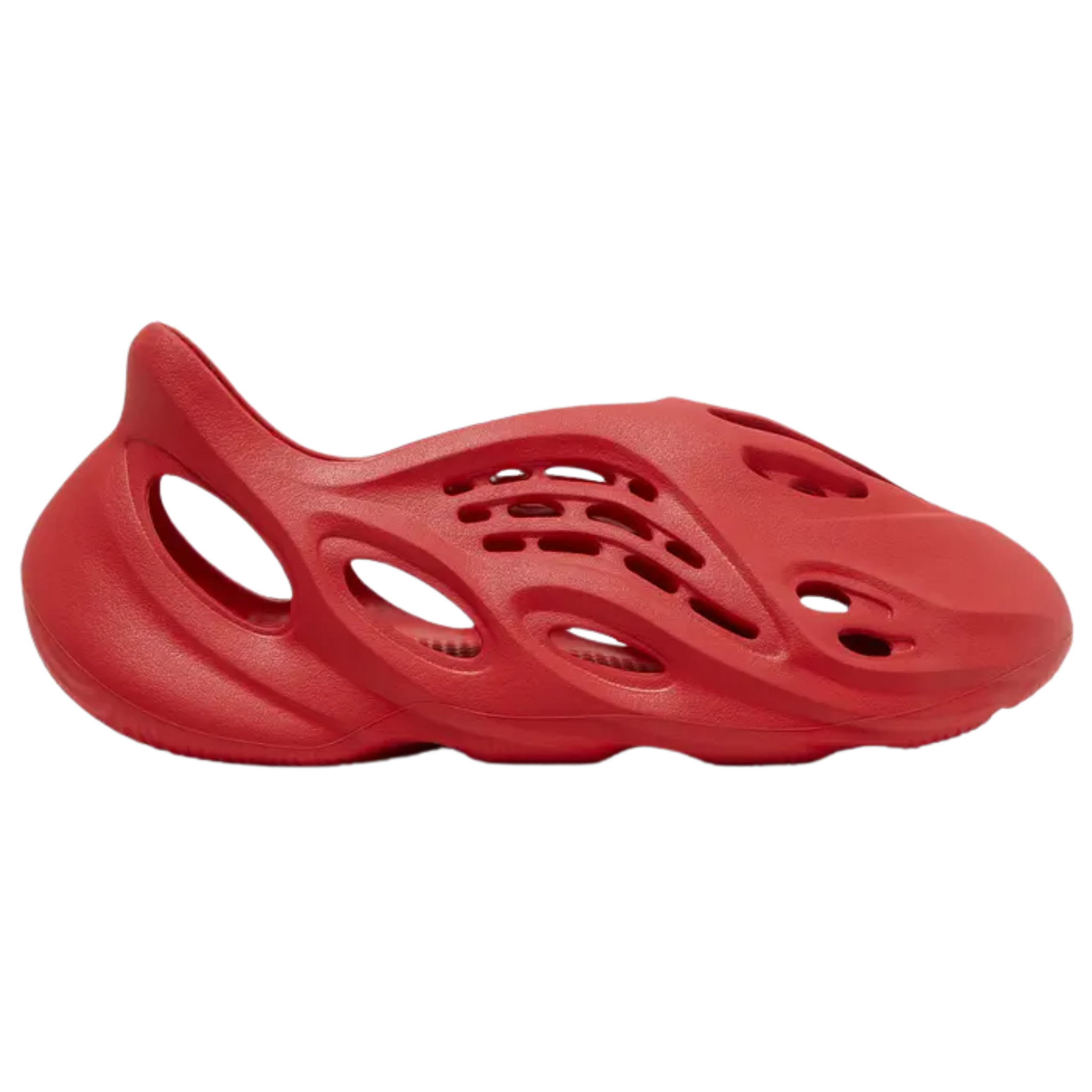 Shop the adidas Yeezy Foam Runner ‘Vermilion’ in a bold scarlet finish, marking the debut of a monochrome palette in the Yeezy collection. Made from sustainable foam with hydroponically produced algae, this slip-on features ventilation ports for breathability and a sculpted heel for a secure, non-slip fit.