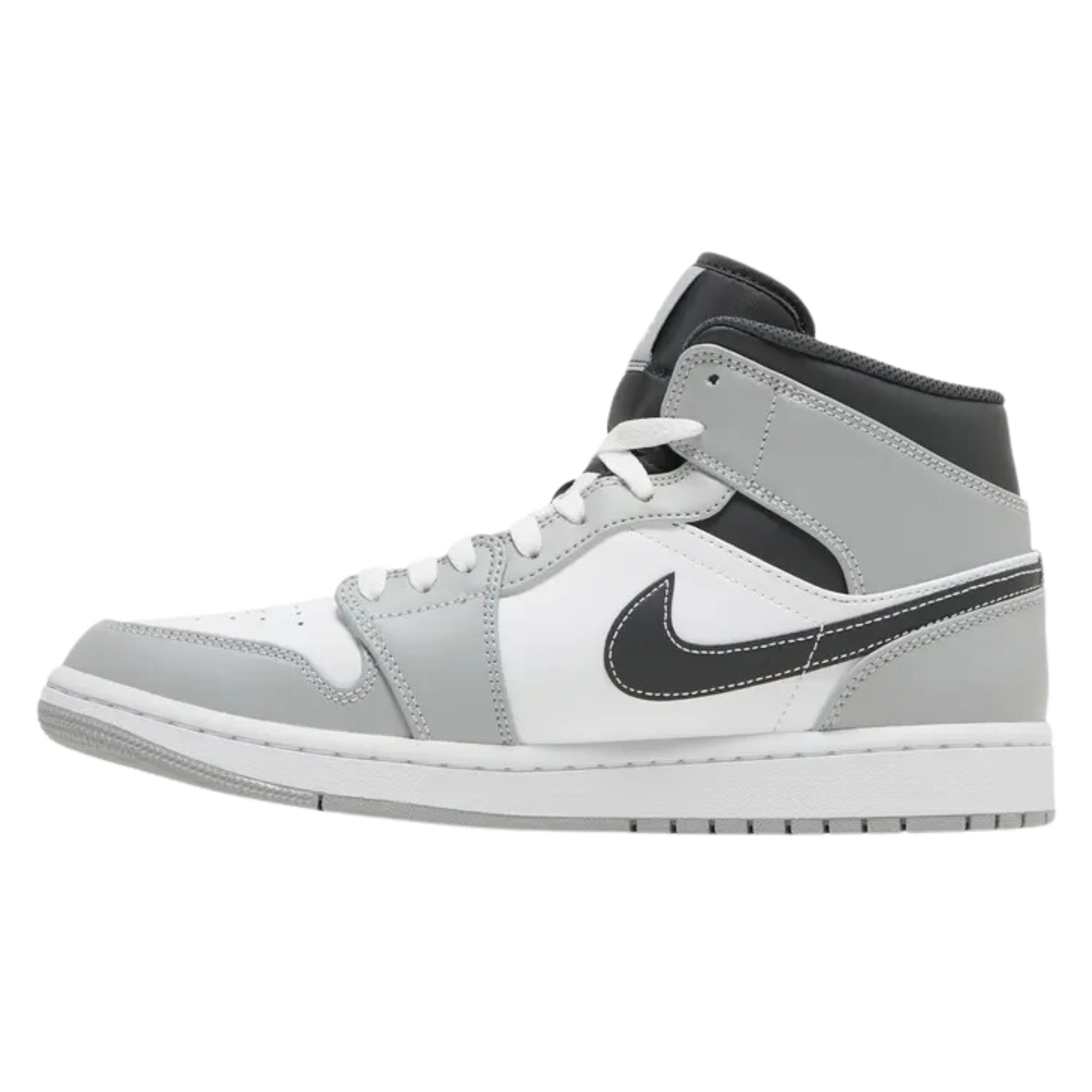 Air Jordan 1 Mid Light Smoke Grey Anthracite