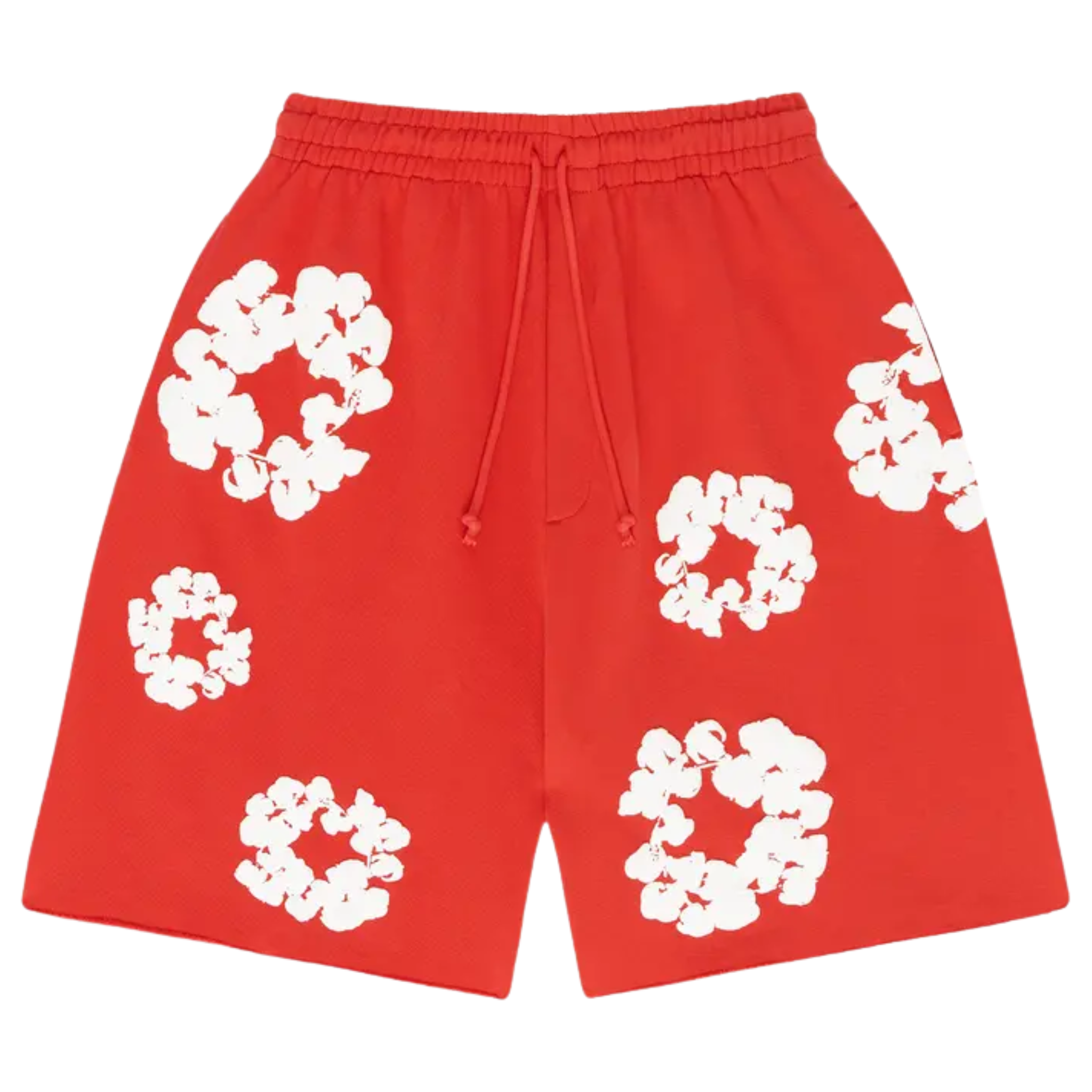 Denim Tears The Cotton Wreath Shorts Red