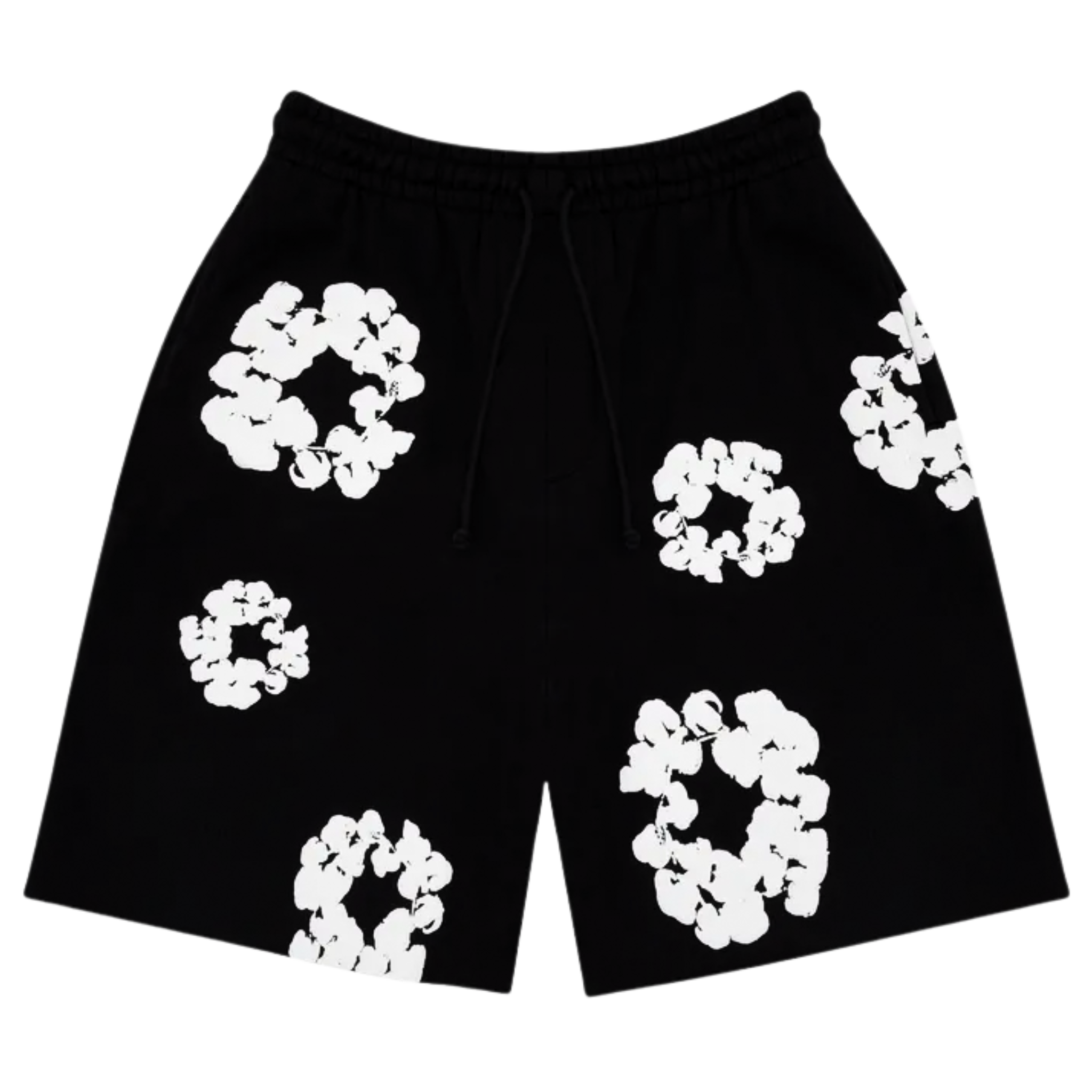 Denim Tears The Cotton Wreath Shorts Black