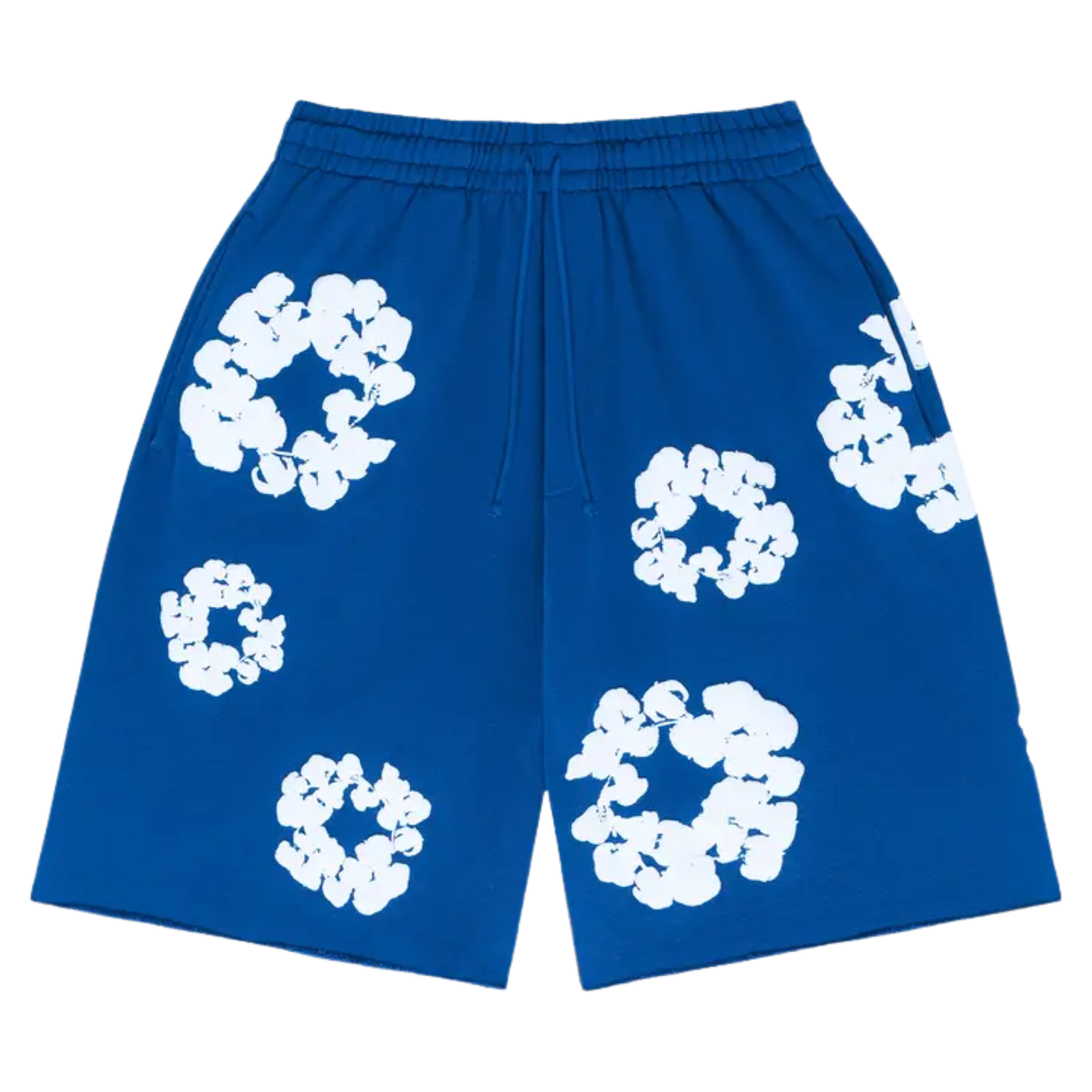 Denim Tears The Cotton Wreath Shorts Royal Blue