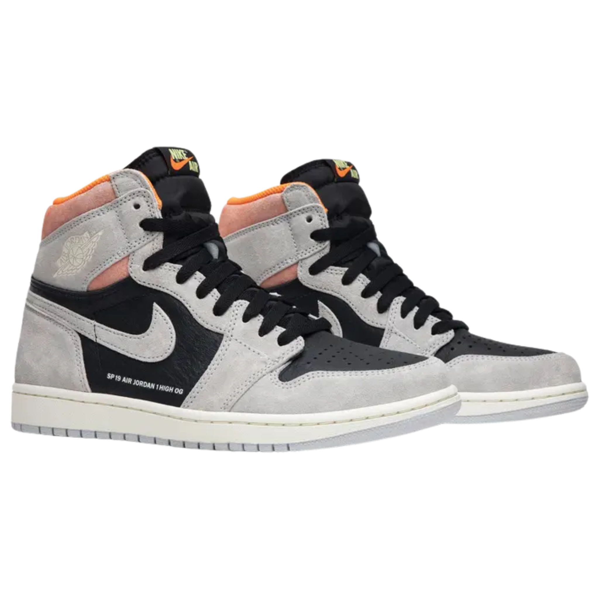 Air Jordan 1 Retro High Neutral Grey Hyper Crimson