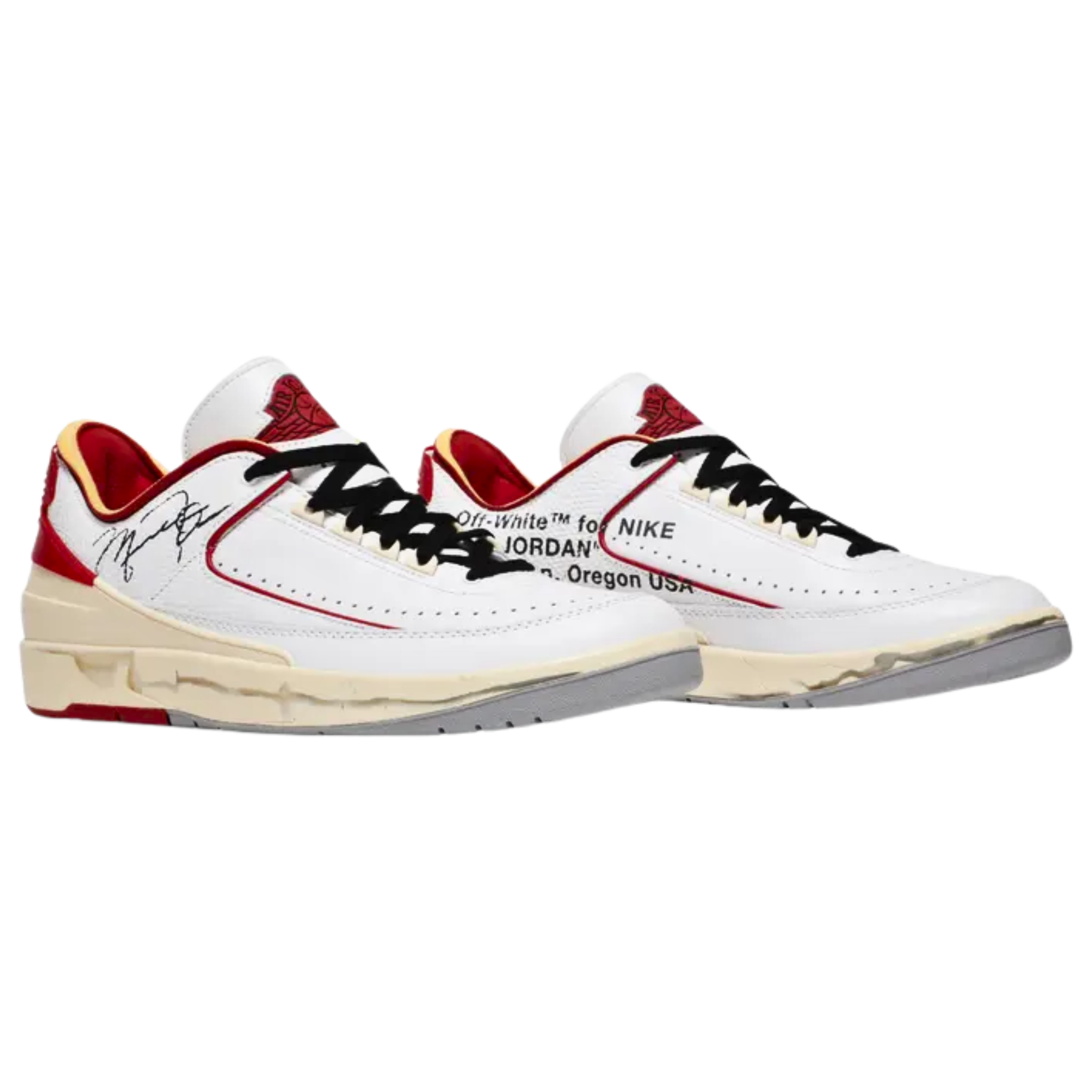 Off-White x Air Jordan 2 Retro Low SP White Varsity Red